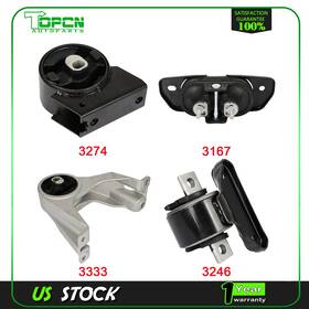 T17843001s Topcnautop For 2011-2019 Journey V6 3.6l Motor And Trans Mount Set A5551 A5443 A5589 A5543