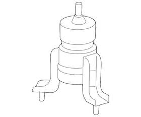 12360-0a100 Toyota Genuine Front Mount