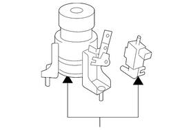 12360-0p021 Toyota Genuine Front Mount