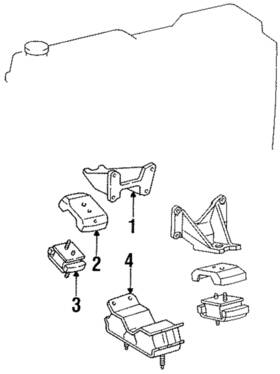 12361-17011 Toyota Genuine Engine Mount