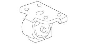 12371-22080 Toyota Genuine Engine Mount Rear