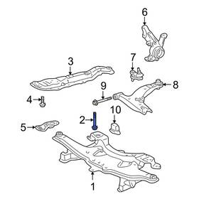 90119a0085 Toyota Oe For Corolla 2003-2008 Front Engine Cradle Bolt