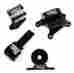 Ts-ev-1236 Torque Solution Billet Aluminum 4 Piece Engine Mount Kit Mitsubishi Evolution Vii-ix 2001-2006 Tsev1236