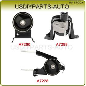 Up10982101a Usdiyparts-auto Engine Motor Mount 3pcs Set For 2004-2006 Scion Xa/ Xb 1.5l Manual Trans