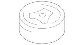 1k0-199-867-t Volkswagen Genuine 2009-2018 - Engine Cradle Lower Insulator