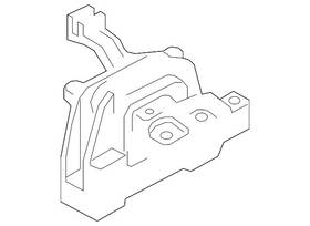 3qf-199-262-h Volkswagen Genuine Motor Mount