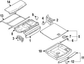 5nn-858-831-d-82v Volkswagen Genuine Side Mount