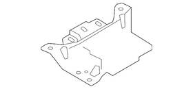 5q0-199-555-bk Volkswagen Genuine Mount 5q0-199-555-bk Volkswagen Genuine Mount