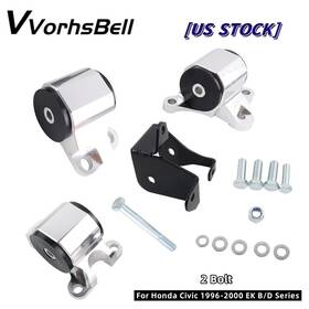 Enm022-sl-4 Vvorhsbell Billet 2 Bolt Engine Swap Mount Kit For Honda Civic Ek 1996-2000 D15 D16 B16 B18