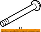 W711142s439 Ford Oem Engine Motor Bracket Bolt Left W711142s439 Ford Oem Engine Motor Bracket Bolt Left