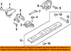W714418s439 Ford Oem Engine Trans Mounting Bolts Pack Of Free Shipping