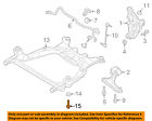 W716457s439 Ford Oem Front Cradle Mount Bolt