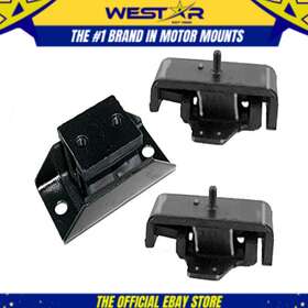 8143 Westar Industries Fits 1983 Nissan 720 2.2l Gas / 1983-1985 2.4l 4wd Motor&trans Mount Set 3pcs