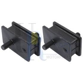 S2qyrp250828s09205 Westar Industries Motor Engine Mount 2pcs For 1980 Dodge W200 L6 3.7l-front L&r