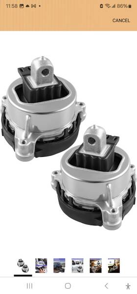 22116860495 Wmjnh 22116860495/6 Left And Right Engine Motor Mount For Bmw
