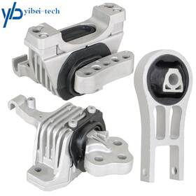 Yi137431t Yibei-tech 3pcs For Jeep Cherokee 2.4l 14-19 Complete Engine Motor And Transmission Mount Set