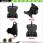 Scitoo Fits Accord Tl 1999-2003 3.2L 4X Engine Motor & Trans Mount V6 Gas Sohc. Fixed Price $76.54.