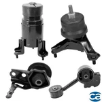 Rear, Rh & Front Engine Mounts 4PCS For Toyota Highlander 07-06 3.3L; Hybrid/fwd. Fixed Price $148.00.