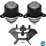 Front Lh, Rh Engine Mounts & Rear Trans. 3PCS For Kia Borrego 11-09 3.8L. Fixed Price $165.00.