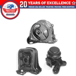 Engine Motor Mount 3PCS Set For 1992-1996 Honda Prelude 2.2L / 2.3L Auto Trans. Fixed Price $79.71.