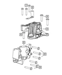 Genuine Mopar Engine Mount Bracket 4892873AB. Fixed Price $76.54.