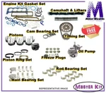 Engine Rebuild Master Kit Pistons Bearings Oil Pump Gasket Set Timing Cam. Fixed Price $999.75.