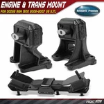 3X Engine Motor & Transmission Mount For Dodge Ram 1500 2006-2007 V8 5.7L Rwd. Fixed Price $167.99.