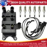 Ignition Coil + Spark Plug & Wires Ford F150 E150 Taurus Mazda Mercury FD498. Fixed Price $59.98.