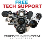 Dirty Dingo Ls Alternator Power Steering Sanden 508 Combo Brackets Vvt Spacing. Fixed Price $529.99.