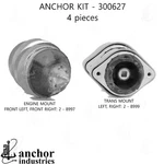 Anchor Engine Mount Kit For A4 Quattro, Passat, A6, RS4, 300627. Fixed Price $119.69.
