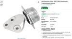 Transmission Mount Gm 20972904 Automatic Regal Impala / Mali. Fixed Price $59.99.