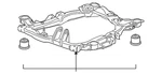 Genuine Gm Front Engine Cradle With Insulators 25884446 Qty 1. Fixed Price $206.24.