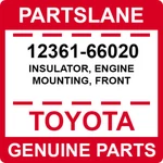 12361-66020 Toyota Oem Genuine Insulator, Engine Mounting, Front. Fixed Price $49.75.