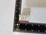 Goat Rubber Stamp Plastic Billy Face Mountain Animal Realistic. Fixed Price $6.99.