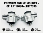 Engine Motor Mounts LR117099 LR117098 Fits Range Rover Velar Jaguar F-pace 2.0L. Fixed Price $82.64.