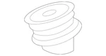 Genuine Mercedes-benz Rubber Bushing 211-240-26-17-64. Fixed Price $232.64.