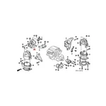 Genuine Honda 50820-STW-A00 Engine Side Mounting Rubber Assembly. Fixed Price $213.63.