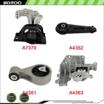 4PCS A7370 A4351 Scitoo Engine Motor Mount For Nissan Rogue 2008-2013 / 2.5L. Fixed Price $124.12.