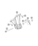 Genuine Mopar Engine Mount Insulator Left Side 68248785AD. Fixed Price $197.20.