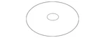 Genuine Nissan Engine Cradle Washer 54376-JA00B. Fixed Price $8.29.