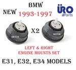 Bmw Engine Motor Mounts Left & Right Set For 93-97 530I,540I,740I,740IL,840CI. Fixed Price $239.58.