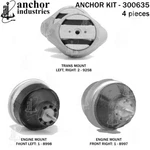 Anchor Motor Mounts 300635. Fixed Price $192.10.