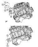 Genuine Mopar 2010-2005 Dodge Challenger Engine Mount Insulator Right 5180406AE. Fixed Price $172.79.