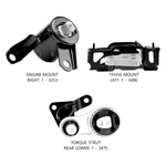 Ford Fiesta 2014-2019 Anchor 300476 Engine Mount Kit. Fixed Price $121.62.