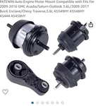Patewin Auto Engine Motor Mount Compatible With Fits For 09-16 Gmc Acadia. Fixed Price $94.00.