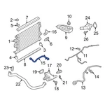 Ford Focus 2016-2018 G1FZ8260C Upper Radiator Coolant Hose. Fixed Price $116.31.