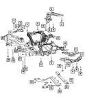 Genuine Mopar Front Suspension Cradle 68438645AG. Fixed Price $1246.05.