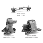 For Jeep Wrangler Jk 2018 Anchor 300177 Engine Mount Kit. Fixed Price $266.18.
