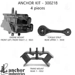 Anchor Engine Mount Kit For 9-2X, Impreza 300218. Fixed Price $140.35.