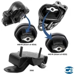Insert Of Engine Mounts & Trans. 3PCS Set For Dodge Durango 07-09 5.7L 2WD. Fixed Price $109.99.
